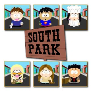 Friends y South Park