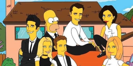Friends en Los Simpsons